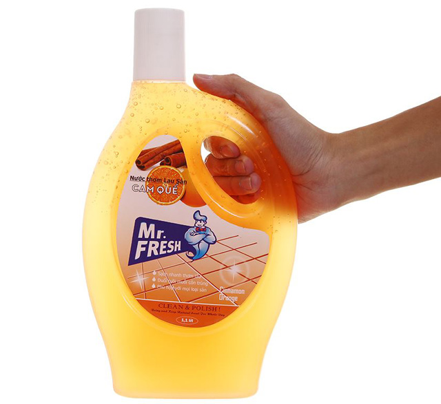 Nước lau sàn tinh dầu quế cam Mr.Fresh