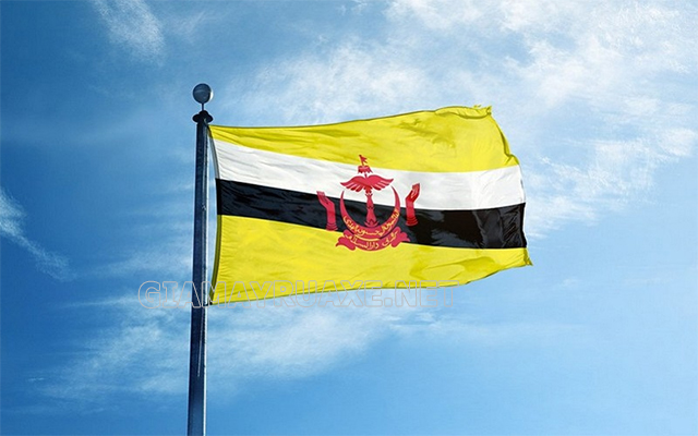 Hình ảnh cờ của nước Brunei