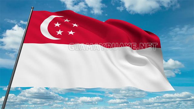 Hình ảnh cờ của nước Singapore